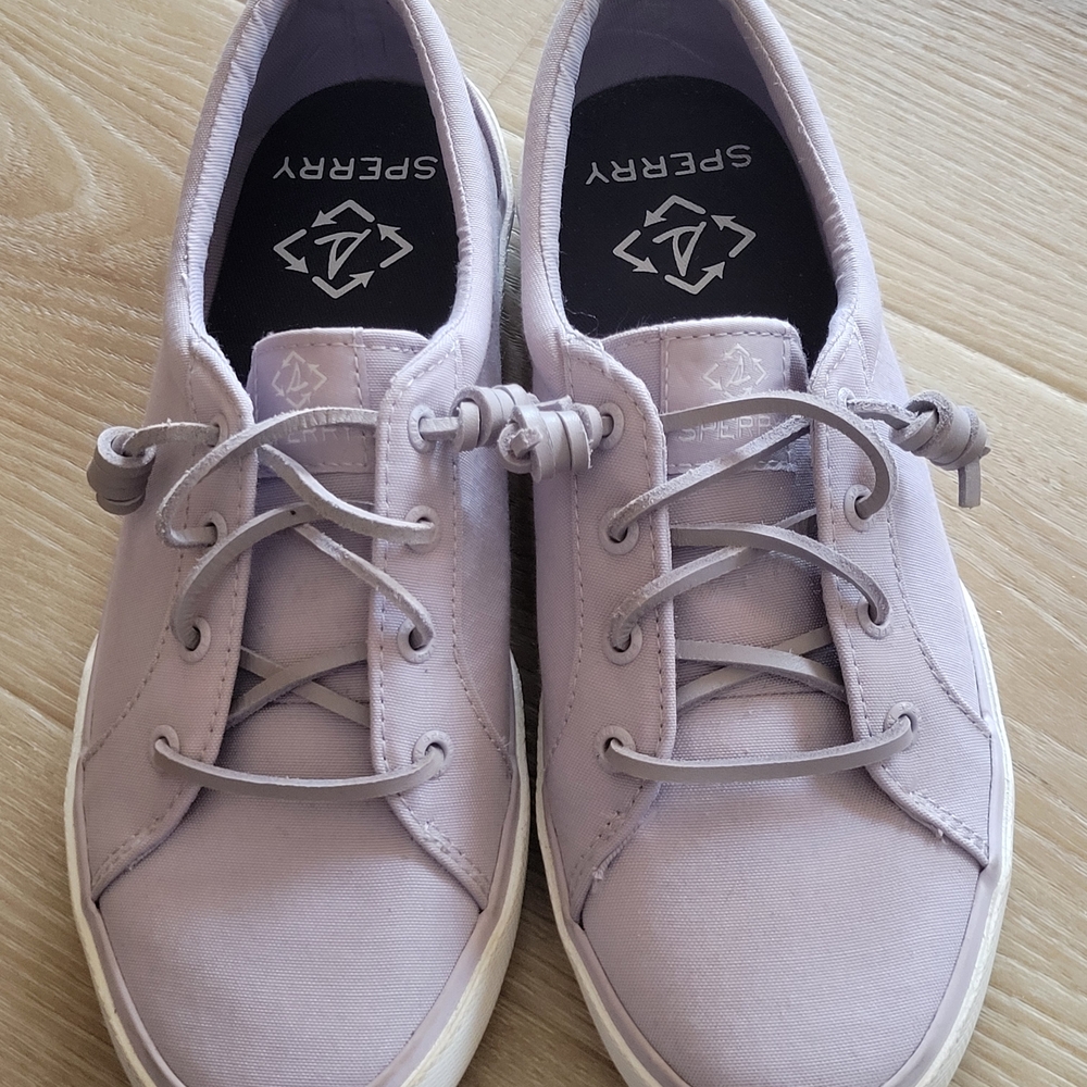 Sperry Women's Lavender Canvas Sneaker